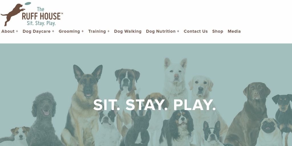 Ottawa Dog business, Ruff House website homepage